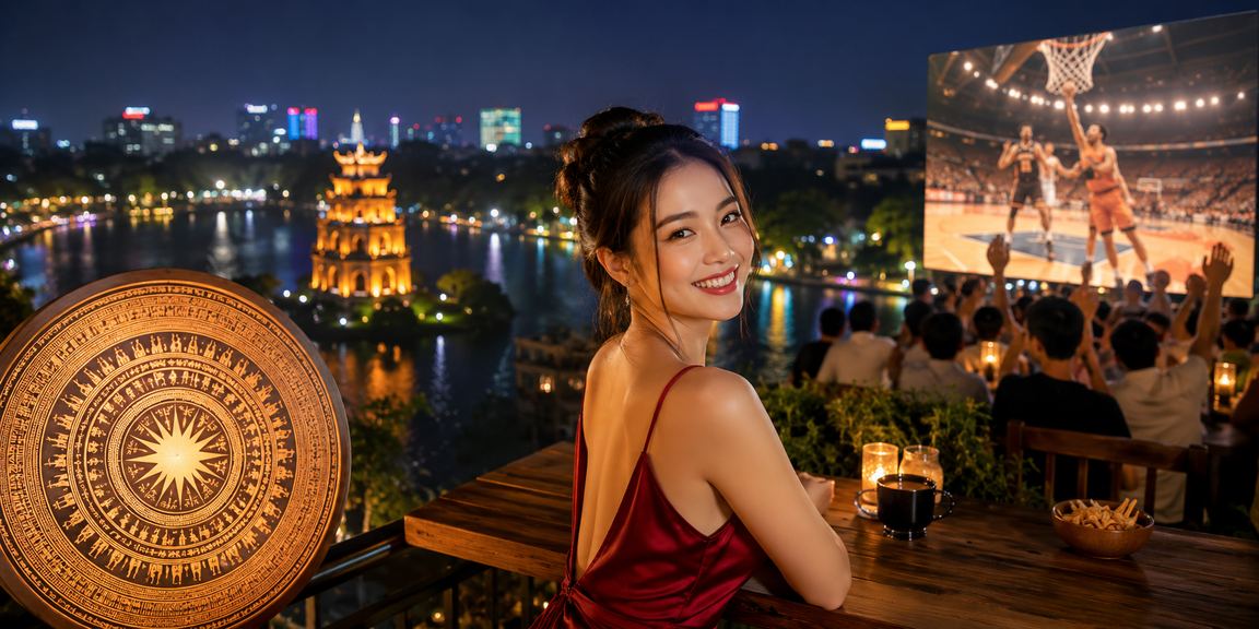 Hình minh họa nền tảng m68 với giao diện trên điện thoại và máy tính